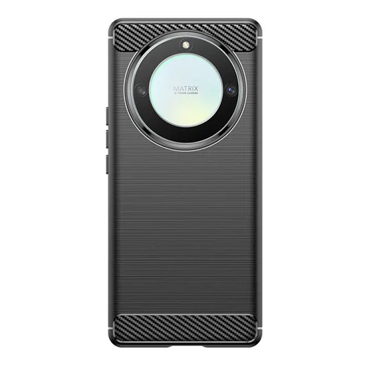 Hoes voor Honor Magic6 Lite, Techsuit, Carbon, Zwart