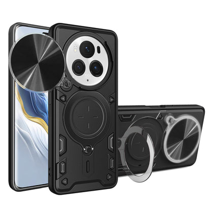 Hoes voor Honor Magic6 Pro, Techsuit, CamGuard Pro, Zwart
