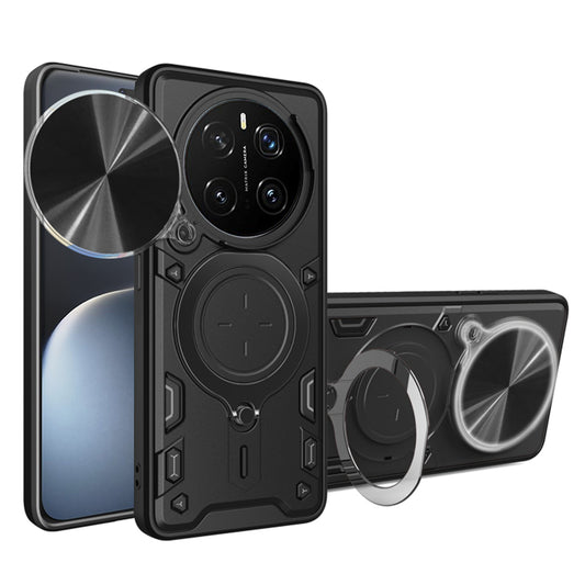 Hoes voor Honor Magic7 Pro, Techsuit, CamGuard Pro, Zwart