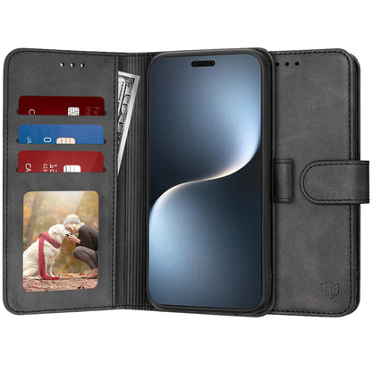 Hoes voor Honor Magic7 Pro, Techsuit, Diary Book, Zwart