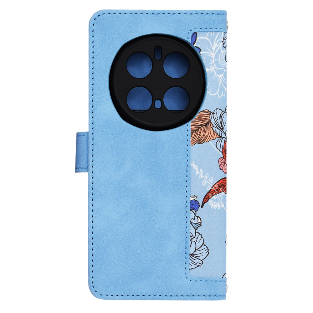 Hoes voor Honor Magic7 Pro, Techsuit, FlipCraft, Blauw