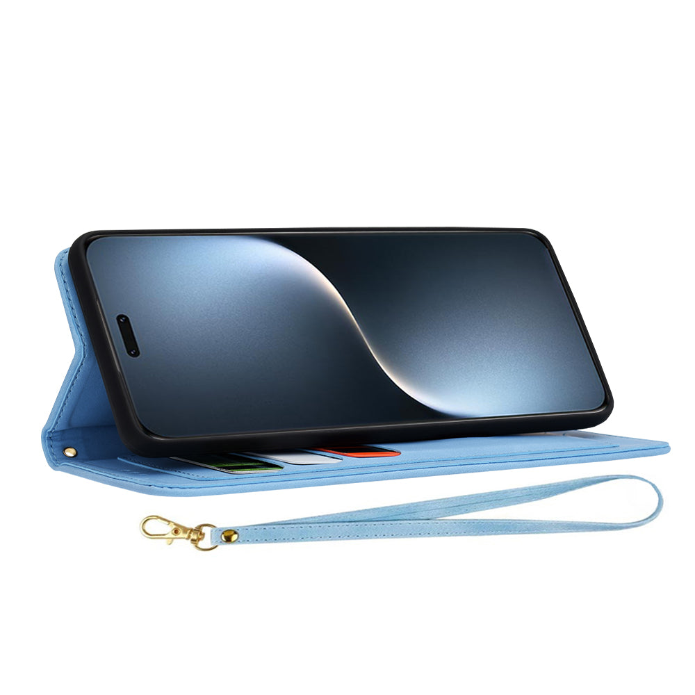 Hoes voor Honor Magic7 Pro, Techsuit, FlipCraft, Blauw