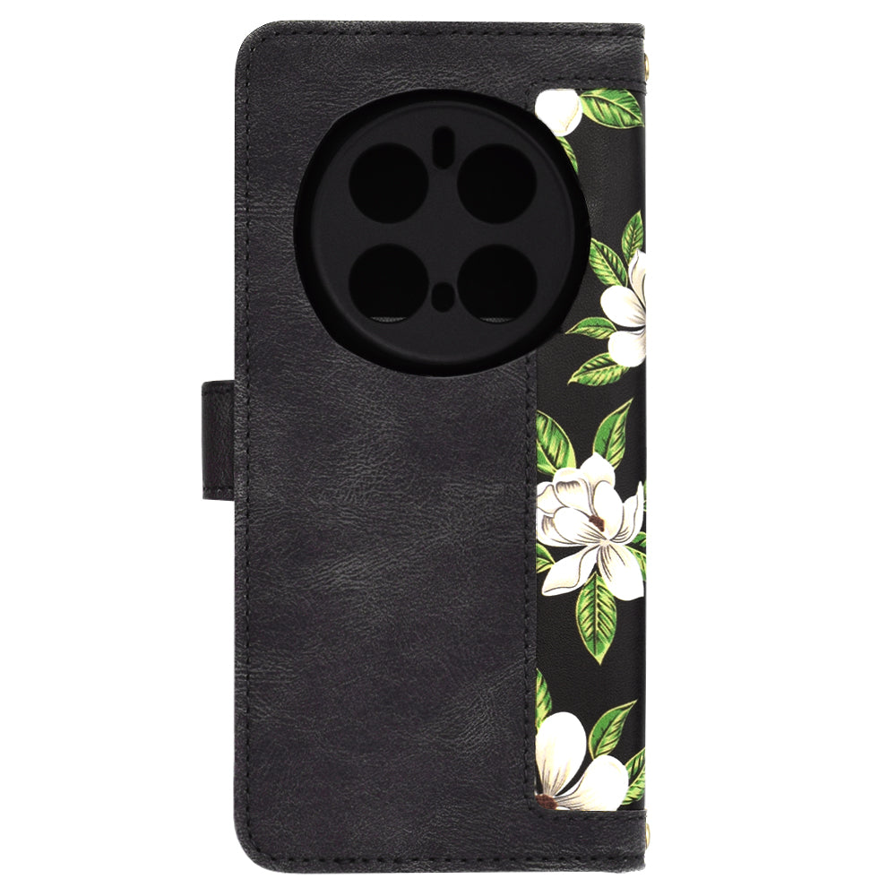 Hoes voor Honor Magic7 Pro, Techsuit, FlipCraft, Zwart
