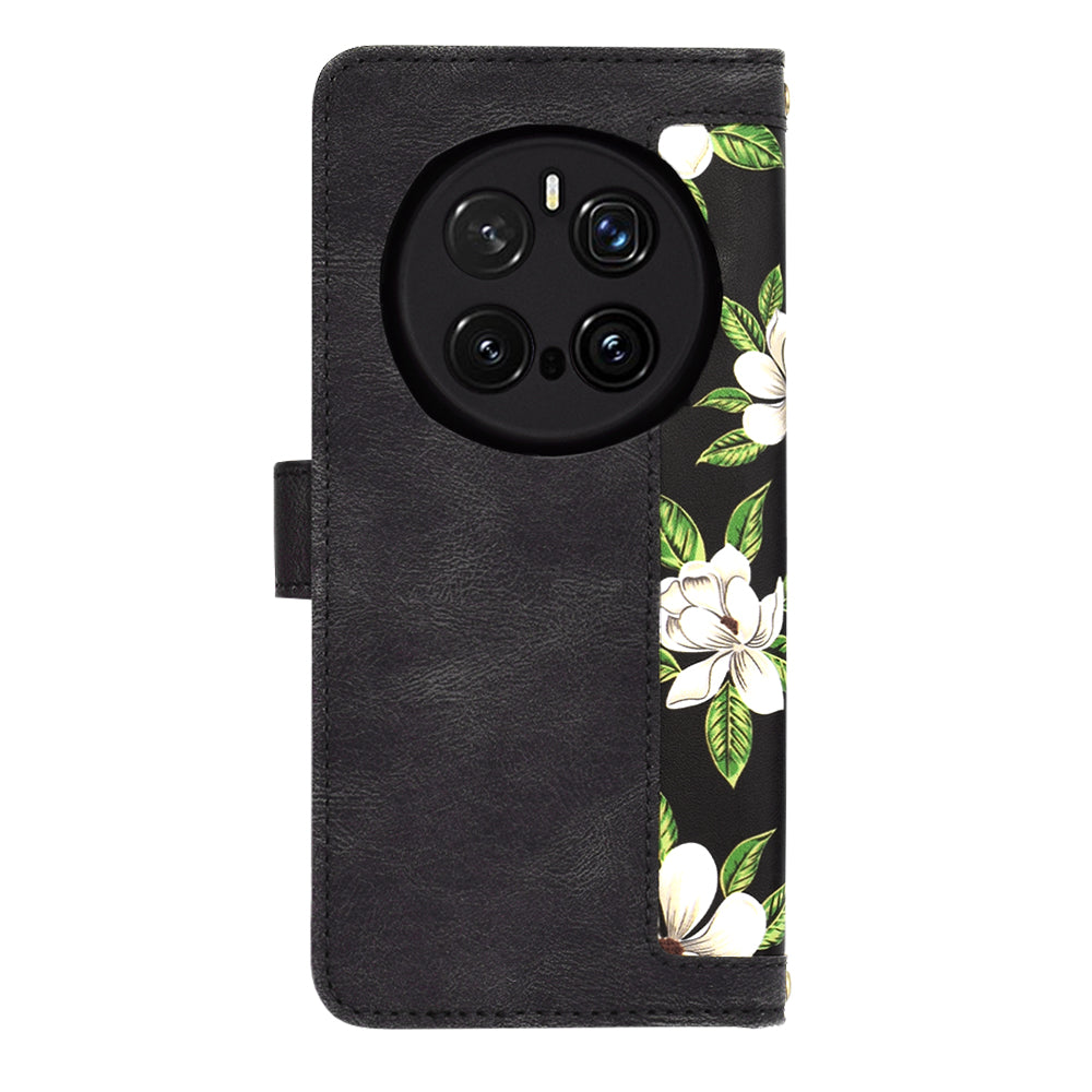 Hoes voor Honor Magic7 Pro, Techsuit, FlipCraft, Zwart