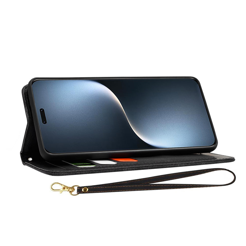 Hoes voor Honor Magic7 Pro, Techsuit, FlipCraft, Zwart