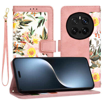 Hoes voor Honor Magic7 Pro, Techsuit, FlipCraft, Roze