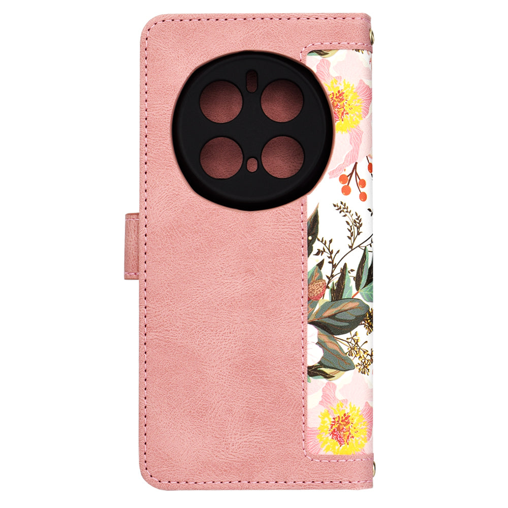 Hoes voor Honor Magic7 Pro, Techsuit, FlipCraft, Roze