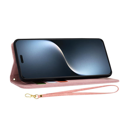 Hoes voor Honor Magic7 Pro, Techsuit, FlipCraft, Roze