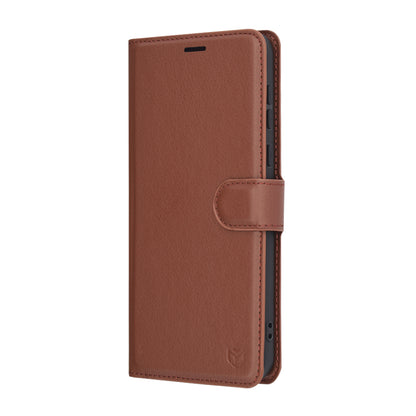 Hoes voor Honor Magic7 Pro, Techsuit, Leather Folio, Bruin