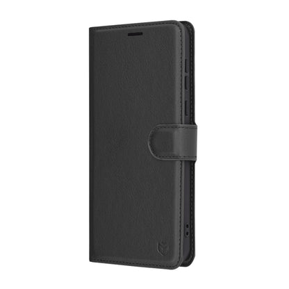 Hoes voor Honor Magic7 Pro, Techsuit, Leather Folio, Zwart