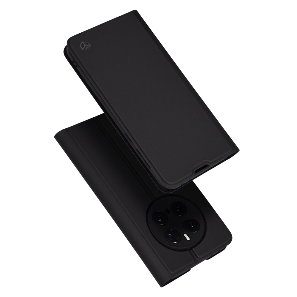 Hoes voor Honor Magic7 Pro, Techsuit, Magskin Book, Zwart