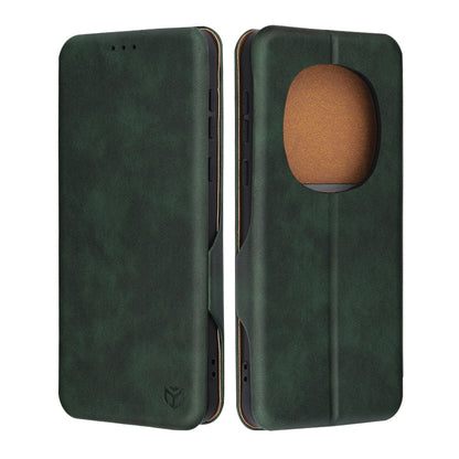 Hoes voor Honor Magic7 Pro, Techsuit, Safe Wallet Plus, Groen