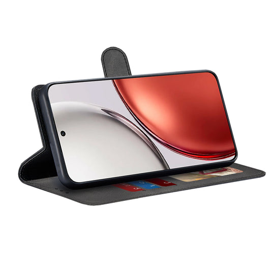 Hoes voor Honor Magic8 Lite, Techsuit, Diary Book, Zwart