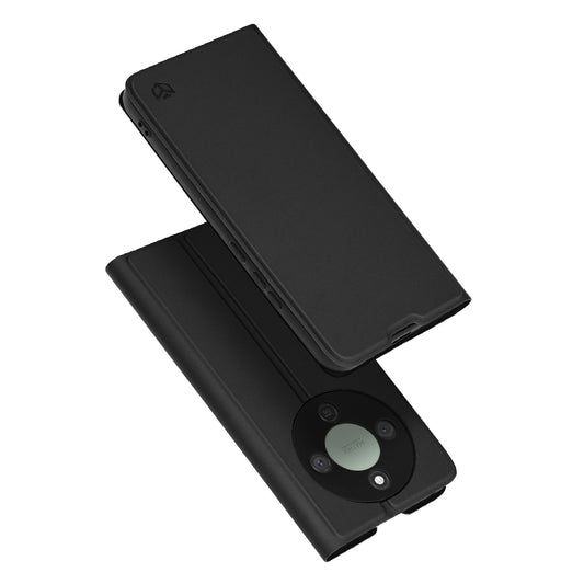 Hoes voor Honor Magic8 Lite, Techsuit, Magskin Book, Zwart