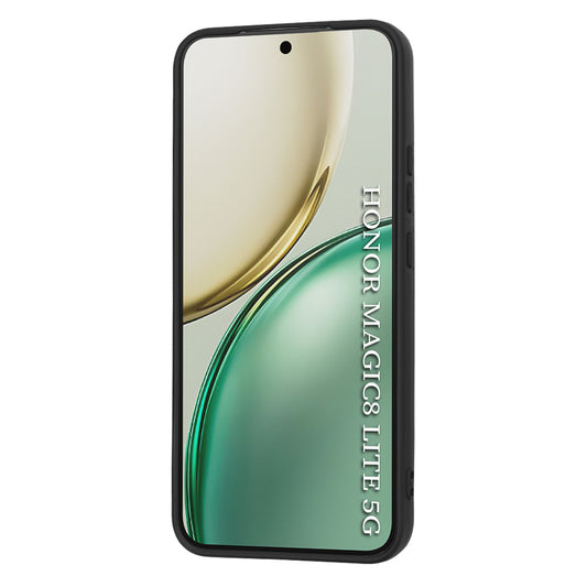 Hoes voor Honor Magic8 Lite, Techsuit, SoftFlex, Zwart