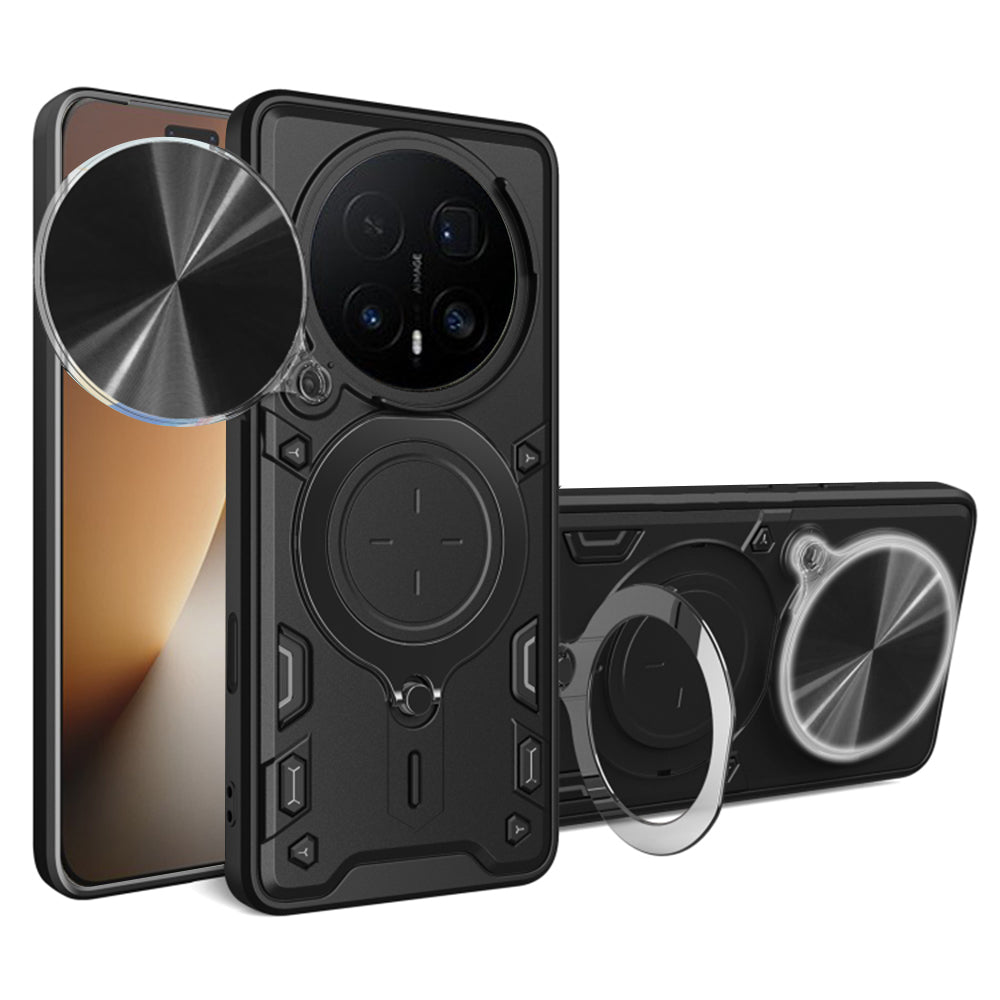 Hoes voor Honor Magic8 Pro, Techsuit, CamGuard Pro, Zwart