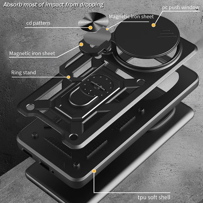 Hoes voor Honor Magic8 Pro, Techsuit, CamShield, Groen