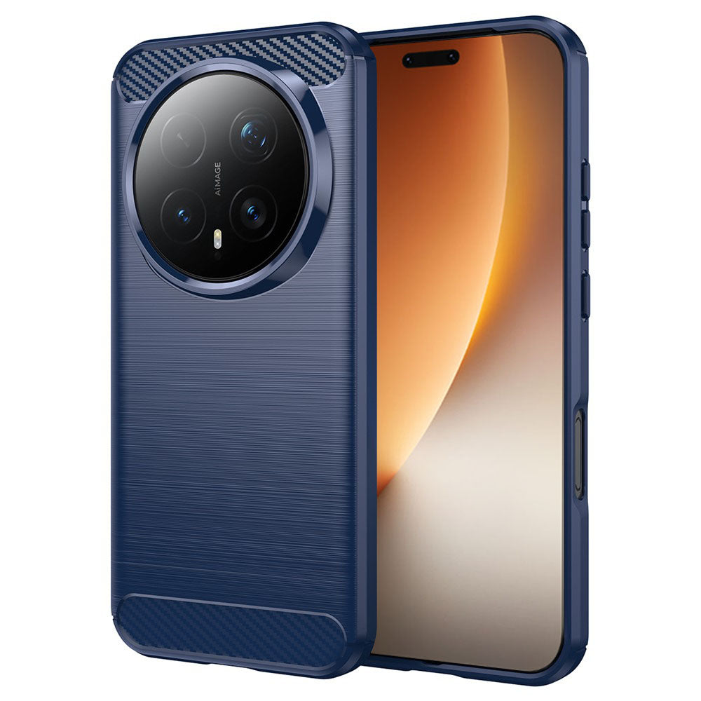 Hoes voor Honor Magic8 Pro, Techsuit, Carbon, Blauw