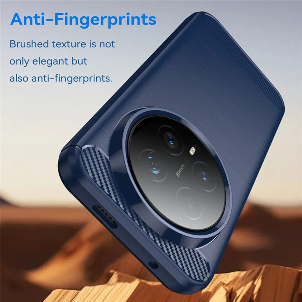 Hoes voor Honor Magic8 Pro, Techsuit, Carbon, Blauw