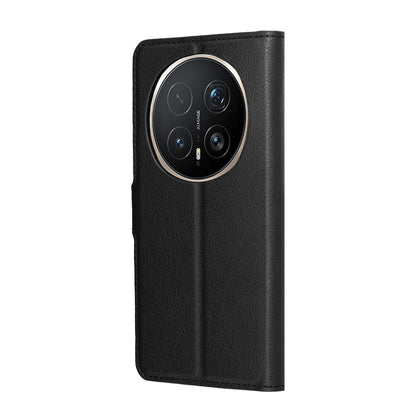 Hoes voor Honor Magic8 Pro, Techsuit, Leather Folio, Zwart