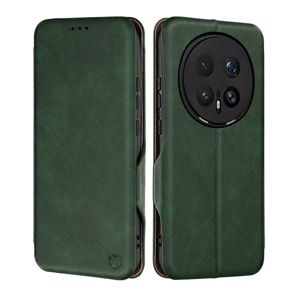Hoes voor Honor Magic8 Pro, Techsuit, Safe Wallet Plus, Groen