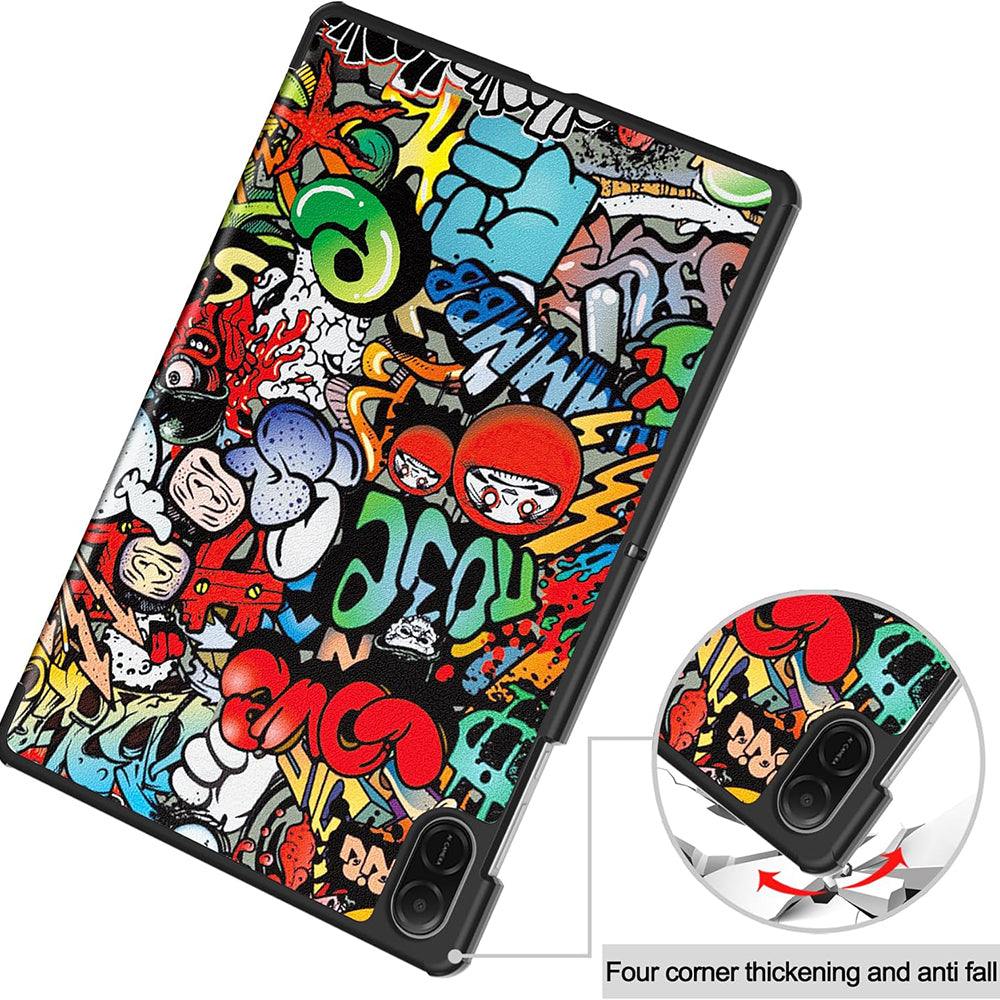 Hoes voor Honor Pad X8a, Techsuit, FoldPro Urban Vibe, Multicolor