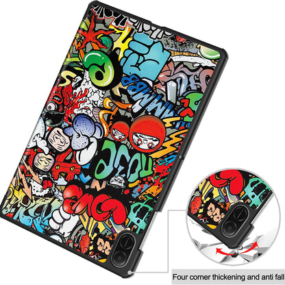 Hoes voor Honor Pad X8a, Techsuit, FoldPro Urban Vibe, Multicolor