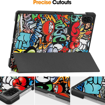 Hoes voor Honor Pad X8a, Techsuit, FoldPro Urban Vibe, Multicolor