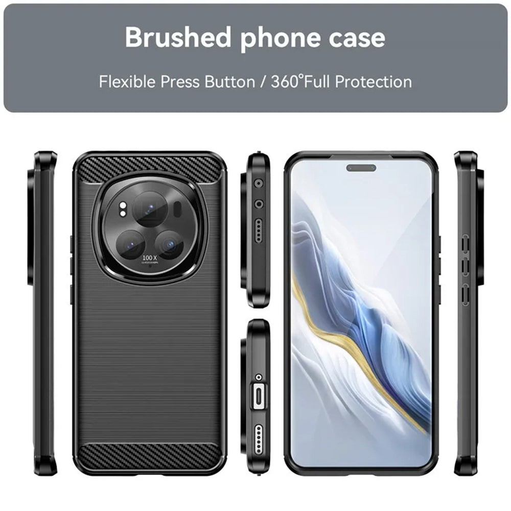 Hoes voor Honor X5b, Techsuit, Carbon, Zwart