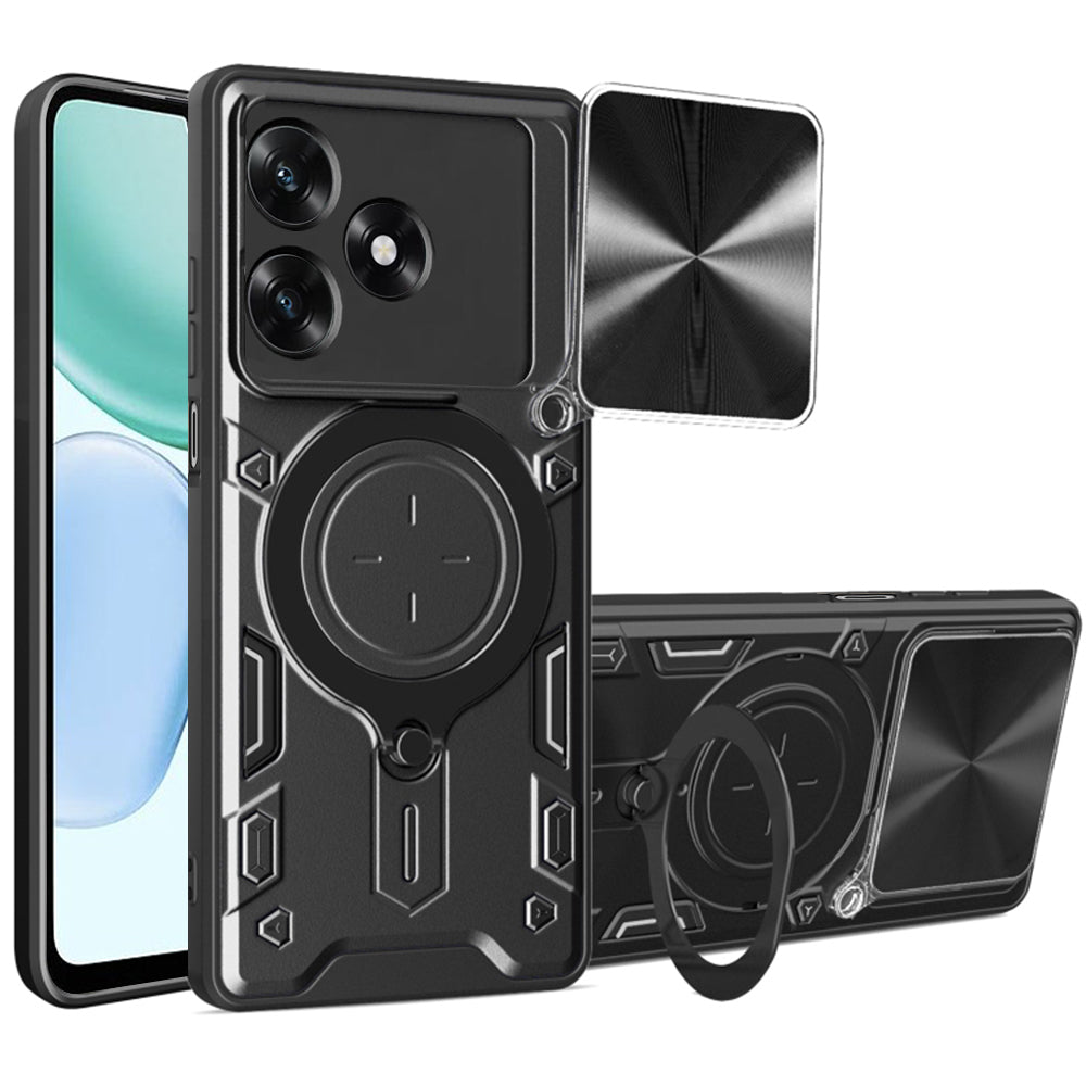 Hoes voor Honor X5c Plus, Techsuit, CamGuard Pro, Zwart