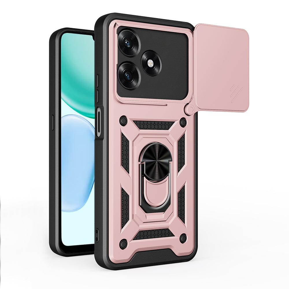 Hoes voor Honor X5c Plus, Techsuit, CamShield, Rosé Goud