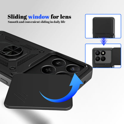 Hoes voor Honor X5c Plus, Techsuit, CamShield, Rosé Goud