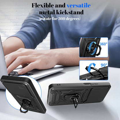 Hoes voor Honor X5c Plus, Techsuit, CamShield, Rosé Goud