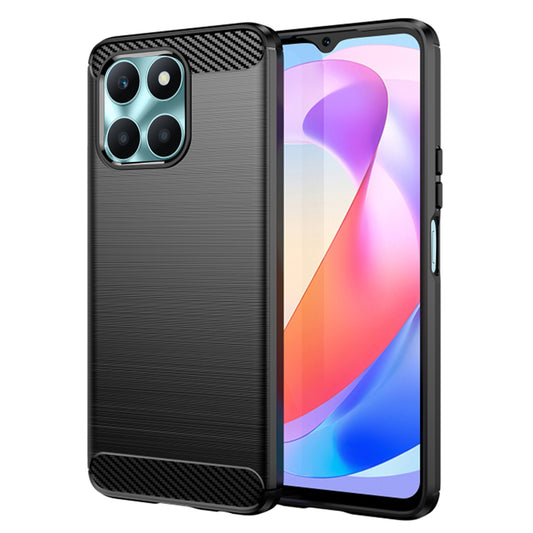 Hoes voor Honor X6a, Techsuit, Carbon, Zwart