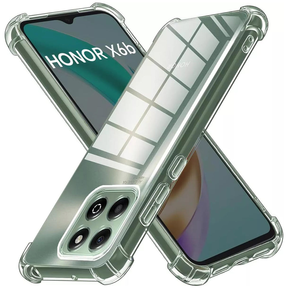 Hoesje voor Honor X6b, Techsuit, Schokbestendig Helder, Transparant