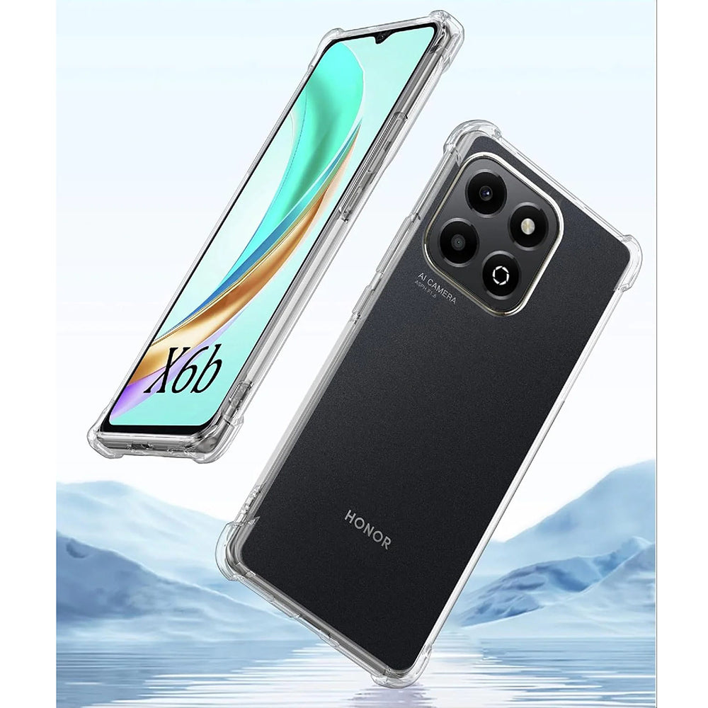 Hoesje voor Honor X6b, Techsuit, Schokbestendig Helder, Transparant