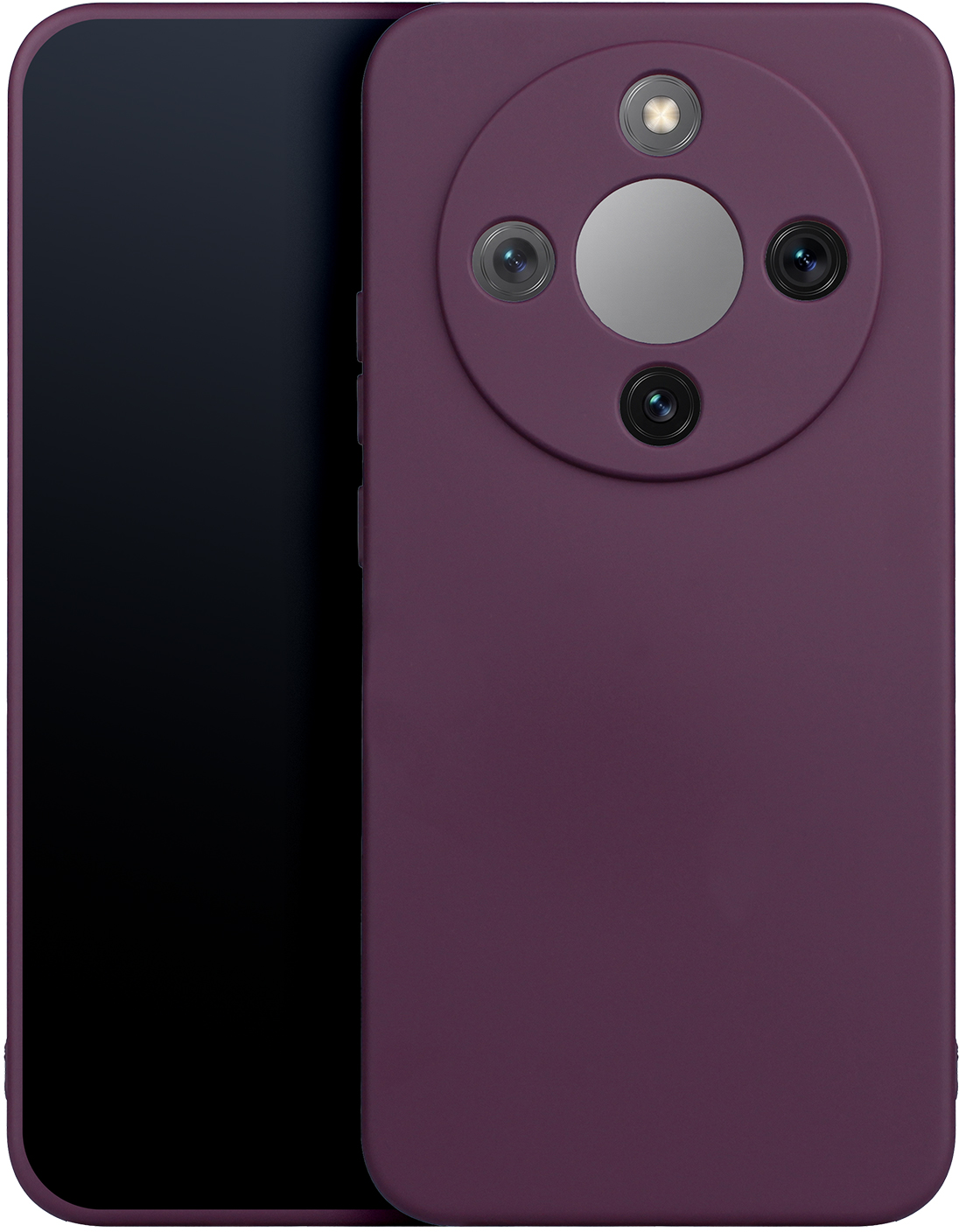 Hoes voor Honor X70 / X9d / Magic8 Lite, OEM, Siliconen, Wijnrood