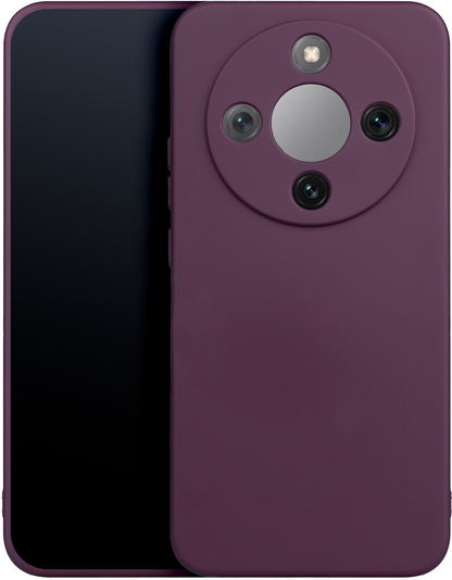 Hoes voor Honor X70 / X9d / Magic8 Lite, OEM, Siliconen, Wijnrood