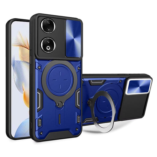 Hoes voor Honor X7b 5G / 90 Smart / X7b 4G, Techsuit, CamGuard Pro, Blauw