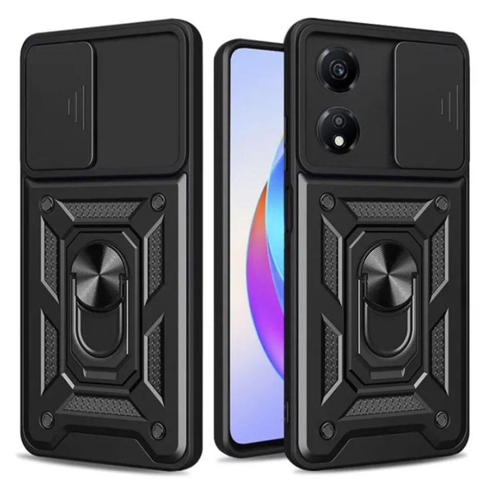 Hoes voor Honor X7b 5G / 90 Smart / X7b 4G, Techsuit, CamShield, Zwart