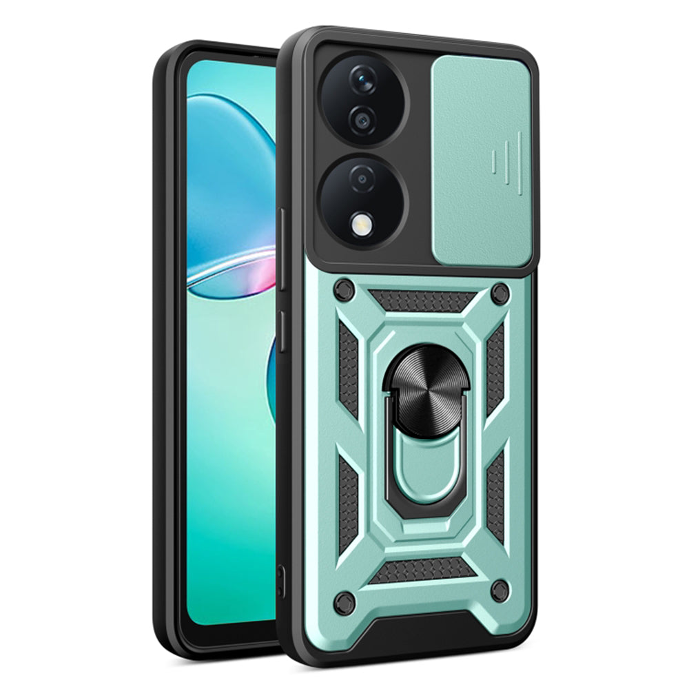 Hoes voor Honor X7b 5G / 90 Smart / X7b 4G, Techsuit, CamShield, Groen