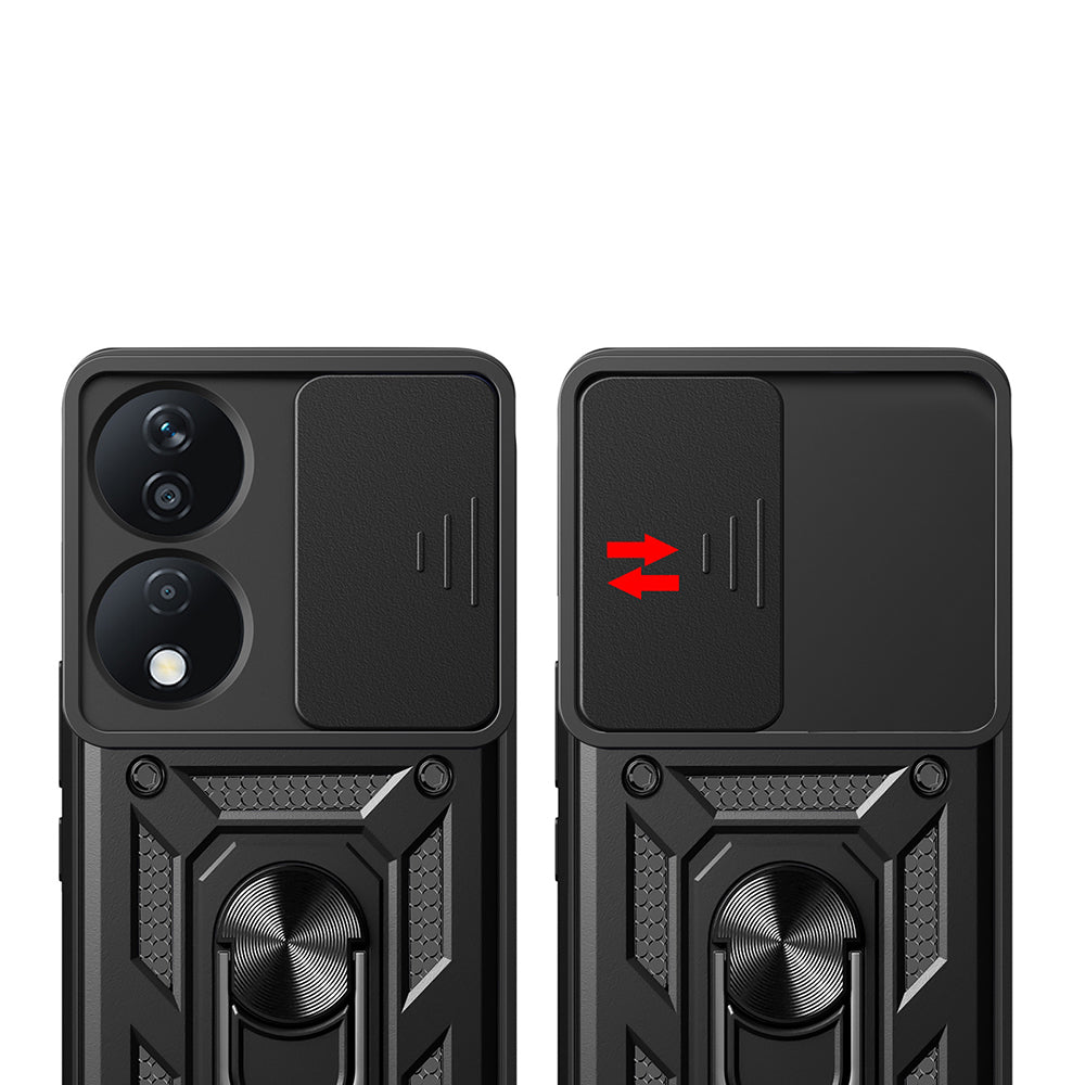 Hoes voor Honor X7b 5G / 90 Smart / X7b 4G, Techsuit, CamShield, Groen