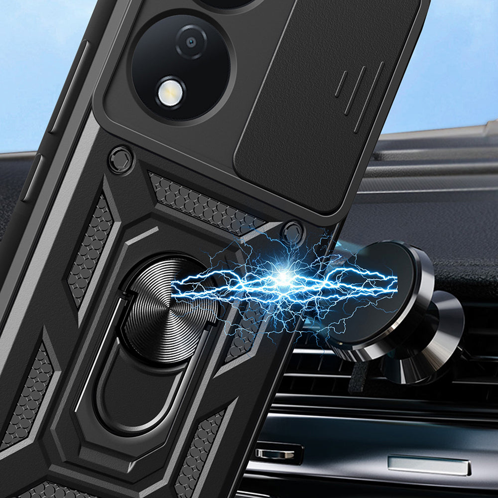 Hoes voor Honor X7b 5G / 90 Smart / X7b 4G, Techsuit, CamShield, Groen