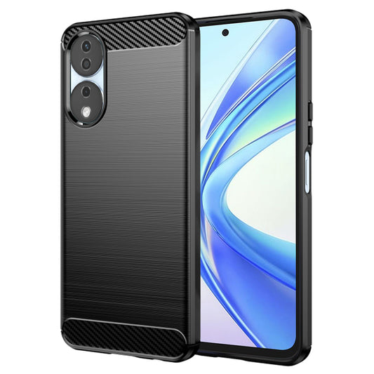 Hoes voor Honor X7b 5G / 90 Smart / X7b 4G, Techsuit, Carbon, Zwart