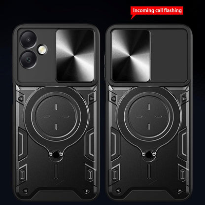 Hoes voor Honor X7c / 200 Smart, Techsuit, CamGuard Pro, Zwart