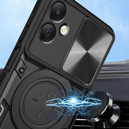 Hoes voor Honor X7c / 200 Smart, Techsuit, CamGuard Pro, Zwart