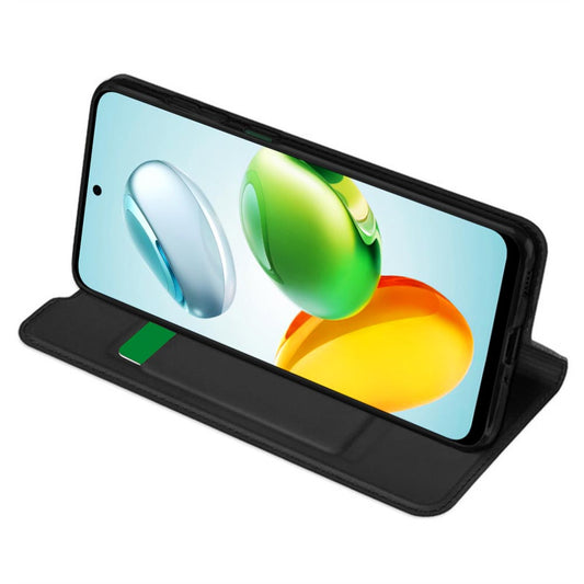 Hoes voor Honor X7c / 200 Smart, Techsuit, Magskin Book, Zwart