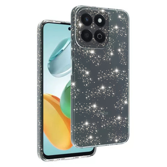 Hoesje voor Honor X7c / 200 Smart, Techsuit, SparkleSkin, Transparant