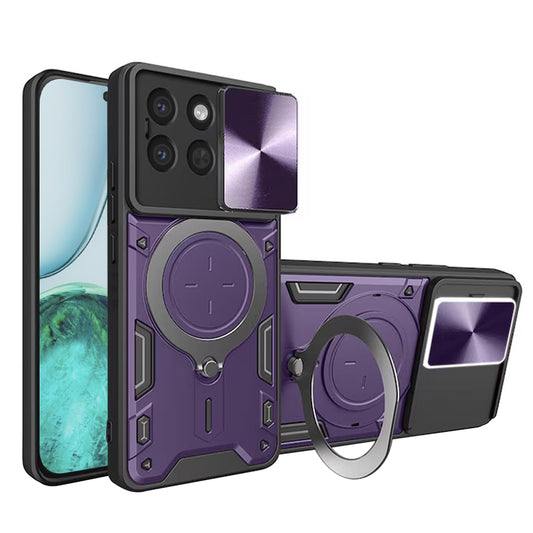 Hoes voor Honor X8c, Techsuit, CamGuard Pro, Paars