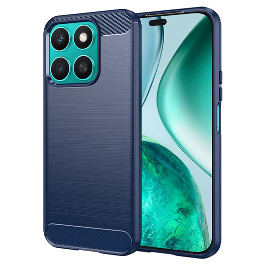 Hoes voor Honor X8c, Techsuit, Carbon, Blauw